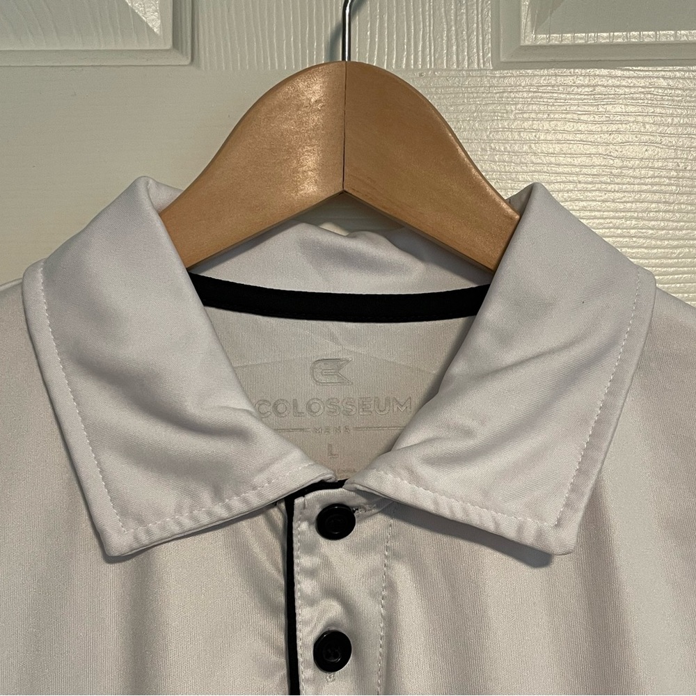 Appalachian State AppState Colosseum Men's White Polo Shirt Drifit